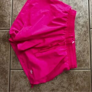 Alo pink shorts